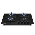 Built In Gas Stove 4 Burner-glass - MGS-BIG402