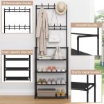 4-Floor Coat Hanger & Shoe Rack