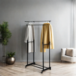 Double Pole Cloth Rack