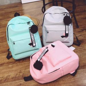 Felly Canvas Korean Backpack – Trendy & Durable Unisex School & Travel Bag