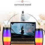 High-Power Wireless Speaker with RGB LED