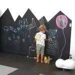 Chalk Board Wall Sticker 60x200cm – Reusable DIY Drawing Paper