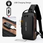 2025 Anti-Theft Men’s Chest Bag – USB Charging Crossbody Sling
