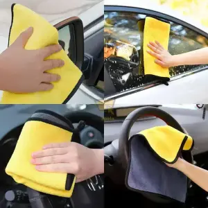 Microfiber Towel 30x40cm – Double Color Cleaning Cloth