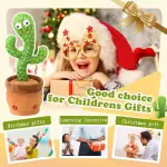 Interactive Singing & Dancing Cactus Toy | Kids Musical Talking Toy with Color Box