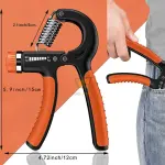 Hand Grip Exerciser | Muscle Building, Finger Strength & Therapy | Count Tracker