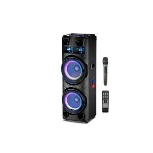 Rechargeable Outdoor Party Speakers - 12"+12" - 100W - 8620