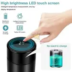 Smart LED Temperature Display Vacuum Flask – Stainless Steel Water Bottle