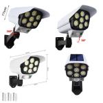 Waterproof Solar Sensor Light with Remote | Warm White Outdoor Security Lamp